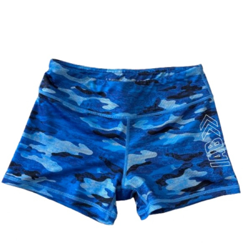 IAB Women's Blue Camo Athletic Shorts